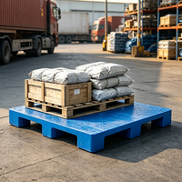 Paleta Plástica Plana de Nueve Pies Directo de Fábrica, Paleta Logística Impermeable de HDPE
