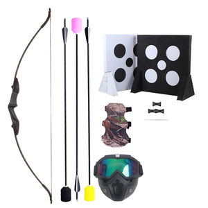 Ensemble de jeu de tir à l'arc CS pour 6 personnes, flèches en mousse de sécurité, arc recurve, gilet de protection, protège-bras - Product Image 1