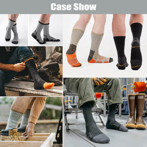 <span class=keywords><strong>Chaussettes</strong></span> <span class=keywords><strong>de</strong></span> travail pour hommes avec logo personnalisé Semelle rembourrée d'hiver <span class=keywords><strong>de</strong></span> haute qualité Bottes <span class=keywords><strong>de</strong></span> sécurité anti-ampoules en bambou à usage intensif <span class=keywords><strong>Chaussettes</strong></span> - Product Image 5