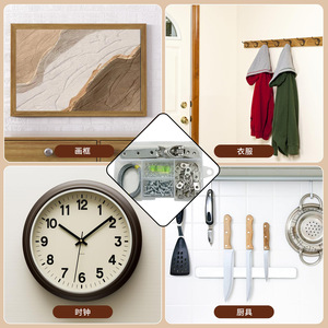 Silver <b>Picture</b> Hanging Kit 103Pcs Metal <b>Hooks</b> Screws Wire Drill Installation <b>Frame</b> Accessories - Product Image 4