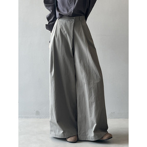 <span class=keywords><strong>Pantalon</strong></span> droit taille haute décontracté style coréen <span class=keywords><strong>H</strong></span>-02513 Printemps - Product Image 1