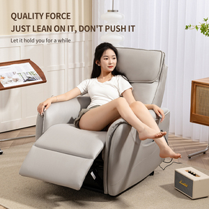 Canapé de salon moderne <span class=keywords><strong>en</strong></span> cuir pour salon simple électrique Fauteuil de massage inclinable pivotant pour home cinéma à bascule - Product Image 5