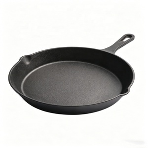 Plancha Redonda de Hierro Fundido Precurada <span class=keywords><strong>Lodge</strong></span> de 10.5 Pulgadas, No Tóxica y Libre de PFAS para Cocina en Estufa, Horno, Parrilla y Fogata - Product Image 2