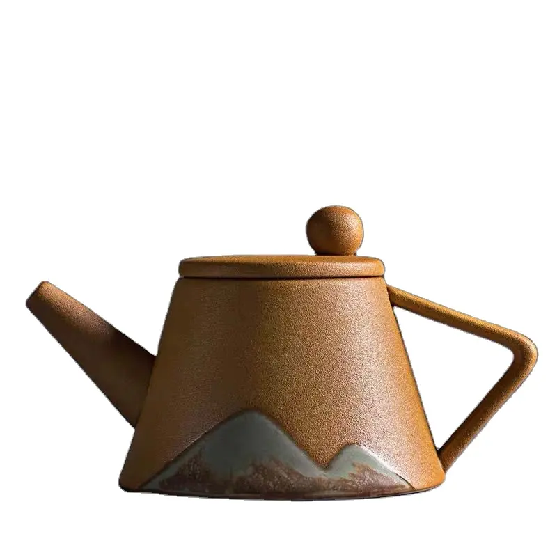 In Stock 145ml Mini Teapot Porcelain Tea Pot Wholesale Ceramic Chinese Teapots Glaze Painting Mini Ceramic Tea Pot