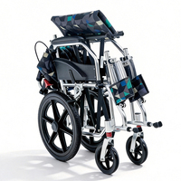 Fauteuil roulant économique standard Dongpin pour personnes handicapées, pliable, léger, en alliage d'aluminium, aide à la mobilité manuelle, garantie 1 an