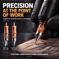 Aiguilles de cartouche de tatouage personnalisées Sunrise avec pointes en acier inoxydable M1 RM RL RS Configurations d'aiguilles 1-15