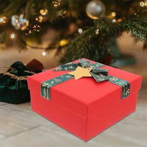Boîte cadeau de Noël de luxe personnalisée pour coffret cadeau, bijoux, demoiselles d'honneur, mariage, emballage en papier - Product Image 4