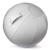 Polyester Boucle Tissu Personnalisé Écologique Lavable Couverture Yoga Ball 65cm Yoga Ball Chaise pour Bureau Gym Salon