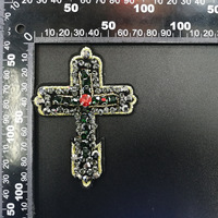 Accessoires de vêtements en PVC 3D, patchs à coudre à la main, lune, perles, strass, décorations pour chapeaux, sacs