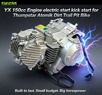 Moteur haute performance 150cc, nouvelle version améliorée, avec démarrage électrique et manuel, idéal pour les motos Thumpstar Pit Bikes