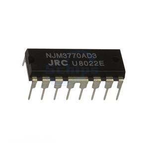 Circuito Integrado NJM3770AD3 de Canal 16 DIP (0.325\", 8.25mm), 12 Cables + 2 Aletas, Controlador de Motor BIPLR 4.75 5.25V 16DIP, Gestión de Energía (PM) - Product Image 1