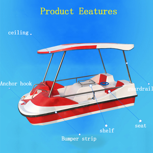 4 personnes personnalisables, vélo d'eau, parc, croisière, FRP, <span class=keywords><strong>bateau</strong></span>, pare-chocs, <span class=keywords><strong>bateau</strong></span>, croisière, pédalier - Product Image 3