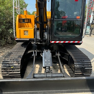 Mini-excavatrice d'occasion Sany SY95C 9,5 tonnes, mini-excavatrice de seconde main pour usage agricole et domestique, moteur Isuzu, pompe à roulement Kawasaki Yanmar, engrenage - Product Image 2