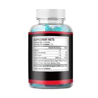 Gummies de créatine monohydrate véganes à marque privée ODM/OEM, supplément alimentaire antioxydant pour la croissance et la force musculaire des adultes