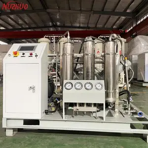 NUZHUO – Machine de remplissage de bouteilles de gaz azoté 100mpa, compresseur d'oxygène Argon haut de gamme 80nm 3/Hr