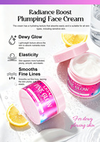 Crème Éclaircissante et Éclatante OEM ODM au Collagène et Acide Hyaluronique pour un Teint Uniforme, un Éclat Radieux et l'Élimination des Taches Brunes – Crème Visage pour une Peau Effet Verre