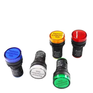 CHYF AD16-22DS 22mm levou luz indicadora lâmpada de sinal vermelho verde branco azul amarelo 12v 24v 220v