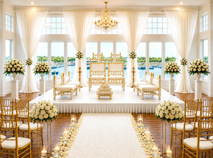 Nouvelle collection de chaises de mandap de mariage finition or, mobilier de mandap royal pour les mariés, ensemble de chaises Maharaja modernes pour mandap de mariage ouvert, en promotion - Product Image 2