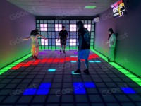 2026 GOOEST Baldosas Interactivas para Piso de 30*30cm, Juegos de Piso LED Activables para Parques Infantiles Interiores