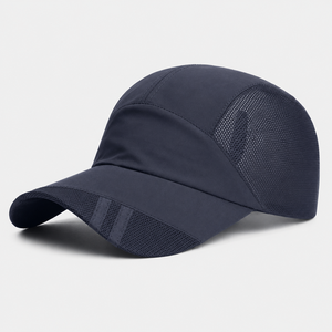 Custom Cotton 5 Panel <b>Hat</b> Wide Brim Sun Visor With Logo Patch for Summer Sports - Product Image 4