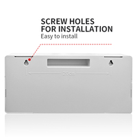 Doppel köpfiges Indoor-Feuer-Not-LED-Licht XJW-01E batterie betriebenes Ni-cd ABS-Kunststoff CE White75 Power Bank Case 18000 2*3w