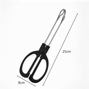 <strong>Scissor</strong> Handle 10 - 12 - 14 Inch 3pcs <strong>Kitchen</strong> Frying Cooking BBQ <strong>Tongs</strong> Set for Multi Food Serving Clips - Product Image 2