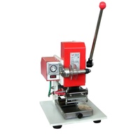Machine manuelle d'estampage à chaud en PU pour bricolage cuir logo personnalisé marque 3 modèles