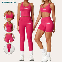 Ensemble de Vêtements de Sport et Yoga Extensibles dans les Quatre Sens pour Femmes – Collection Luxe Respirante et Unie pour la Gym et le Yoga 2025