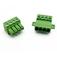 1 ensemble de borniers sans soudure de type 15EDG 3.81MM à visser, connecteur de bornier enfichable pour PCB de type 15EDGRKC 3.81, bornier vert