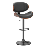 Tabourets de bar modernes Lot de 2 chaises de bar sans accoudoirs pour îlot de cuisine Tabouret de cuisine avec repose-pieds et base