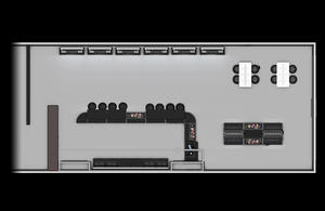 Vitrines de magasin de cigarettes durables et bon marché Comptoir d'affichage de magasin de fumée électronique Décorations intérieures de magasin de tabac haut de gamme - Product Image 3