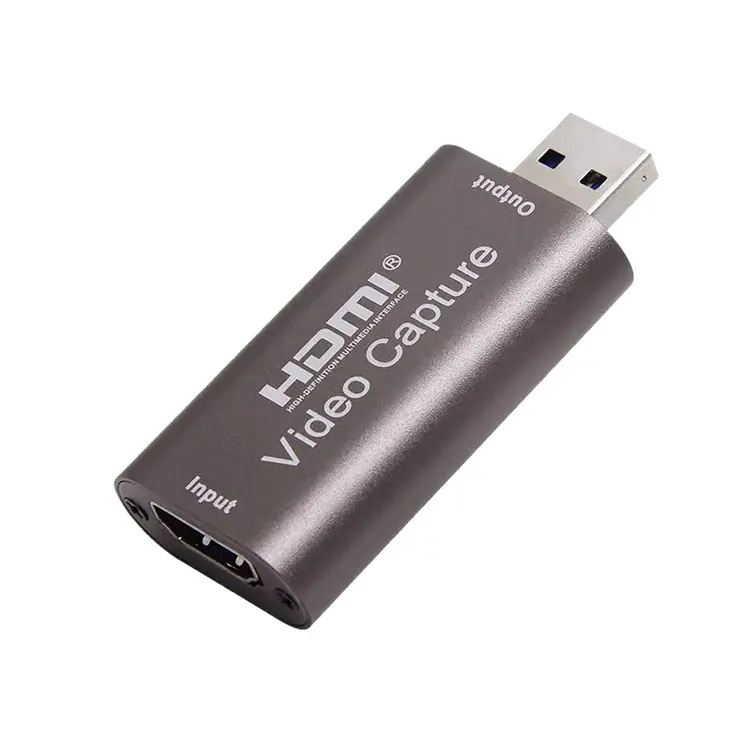 Pogoビデオキャプチャカード4KHD USB1080P録画ビデオゲームキャプチャレコーダーカード (ライブストリーミング用)