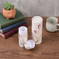 Papier brun personnalisé avec bords frangés, emballage circulaire écologique, boîte d'emballage pour huile essentielle, pour emballage cadeau