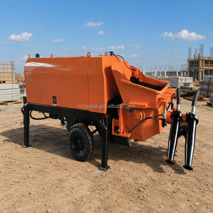 Bomba de Hormigón Húmedo Hidráulica de Alta Eficiencia, Máquina de Pulverización de Hormigón con Motor Diésel, Alimentación Estable con 1 Año de Garantía - Product Image 4