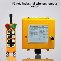 Control Remoto por Radio F23-6D de 6 Teclas y Dos Velocidades, Control Remoto Industrial Inalámbrico para Grúa, Suministrado Directamente por el Fabricante