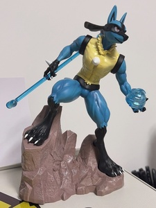 Figura de Acción de Anime Personalizada de Lucario Congelado, Escala 1/6, 21 cm, Modelo de PVC Inspirado en el Anime, Regalo Personalizado - Product Image 2
