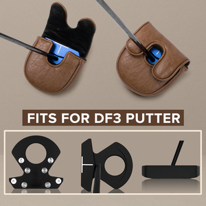 Housse de tête de club de <span class=keywords><strong>golf</strong></span> en cuir PU gaufré façon alligator, housse de putter de <span class=keywords><strong>golf</strong></span> de qualité supérieure - Product Image 6