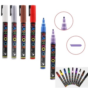 2mm <span class=keywords><strong>punta</strong></span> <span class=keywords><strong>extra</strong></span> <span class=keywords><strong>fina</strong></span> 16 colores pintura de acrílico marcadores bolígrafos para rock pintura - Product Image 3