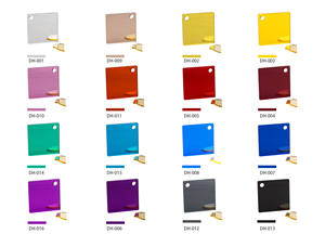 Lastra Specchio Acrilico Colorato Specchio di Sicurezza in Plastica Specchio PMMA per Decorazione Pareti - Product Image 2