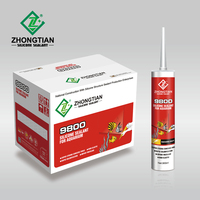 Mastic de Silicone de colle de verre d'aquarium multifonctionnel blanc ZT-9800 pour l'adhérence de transport d'emballage de Construction d'aquarium