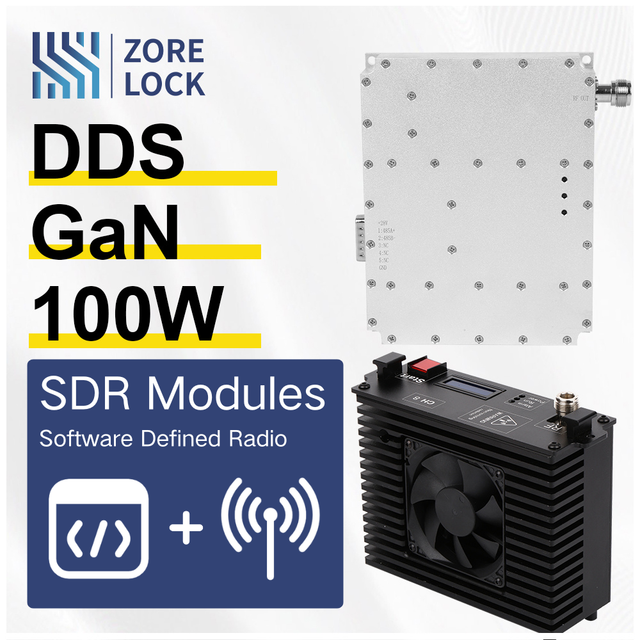 Factory Supply Digital Signal Software Control Radio Frequency Power Amplifier 1.6G 1.4G 800M 2.4G 5.2G 50W RF Amplifiers