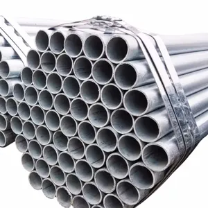 high quality gi welded steel tube and pipe hot dip galvanized steel conduit pipe