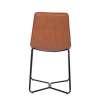 Chaise de salle à manger moderne en cuir vintage pour la cuisine, nouveau design, meubles pour le salon et la maison en PU