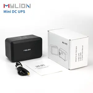 Mylion MU48 30Wh 8ah 7時間ミニUPS 12ボルト充電式バッテリーバックアップ2aDC UPSルーター用