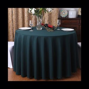 <b>Round</b> <b>Tablecloth</b> Waterproof Stain Resistant Washable <b>Tablecloth</b> Polyester <b>for</b> Dinning <b>Table</b>, Buffet Parties Event Decor - Product Image 3