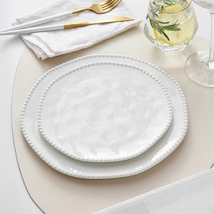 Creative White Ceramic Steak &amp; <strong>Cake</strong> <strong>Plate</strong> Microwave Safe Modern Design High-end Flat <strong>Plate</strong> For Breakfast - Product Image 1