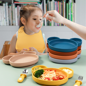 Babero de Silicona para Bebé, Diseño de Dibujos Animados, Libre de BPA, Grado Alimenticio, OEM/ODM, Venta Caliente 2023, Am Azon Shopee - Product Image 2