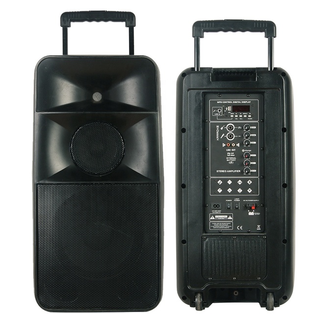 300W 10" Subwoofer 3-Way Portable Powered Karaoke Sets Loudspeaker BT+TWS+LED+Mic+Battery+USB SD Reader Bocina Parlante