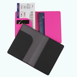 Funda de Pasaporte de Cuero PU con Bloqueo RFID y Logotipo Personalizado, Etiqueta de Equipaje de Estilo Ejecutivo, Porta Tarjetas - Product Image 3