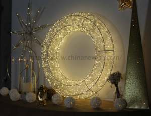 Grande Lumière LED Moderne 2650 Pièces en Métal, Guirlande Lumineuse Blanche, Décoration <span class=keywords><strong>de</strong></span> Village Illuminé, Rideau LED en Fil <span class=keywords><strong>de</strong></span> Cuivre pour Décor <span class=keywords><strong>de</strong></span> Porte <span class=keywords><strong>de</strong></span> Noël - Product Image 4